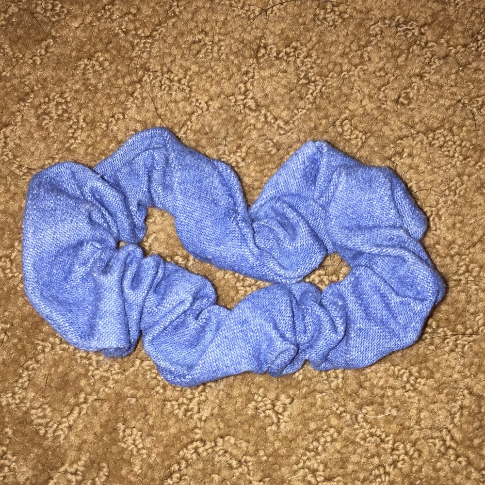Denim scrunche